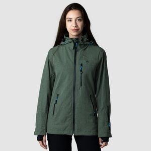 Women's Alpine Green Ski Jacket